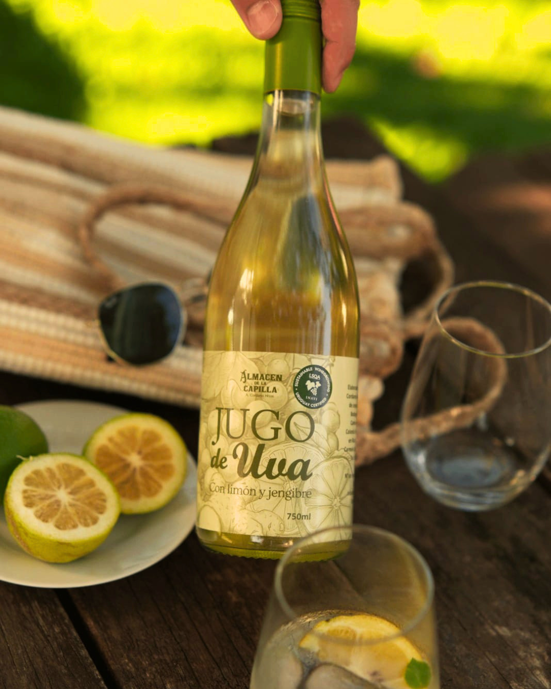 Jugo de uva con limón y jengibre - Almacén de la Capilla